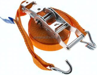 Ratschen-Zurrgurt (25mm) 6m, 1.500daN, Druckratsche, 2-teilig mit Spitzhaken