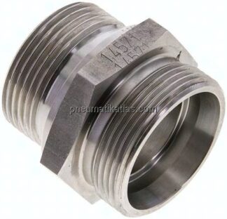 Gerade Schneidringverschr. G 1-1/4"-35 L (M45x2), ohne Mutter & Schneidring, 1.4571