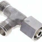 Einstellb. L-Schneidringverschraubung 8 L (M14x1,5), ohne Mutter & Schneidring, 1.4571