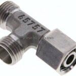 Einstellb. L-Schneidringverschraubung 10 L (M16x1,5), ohne Mutter & Schneidring, 1.4571