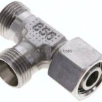 Einstellb. L-Schneidringverschraubung 12 L (M18x1,5), ohne Mutter & Schneidring, 1.4571