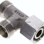 Einstellb. L-Schneidringverschraubung 15 L (M22x1,5), ohne Mutter & Schneidring, 1.4571