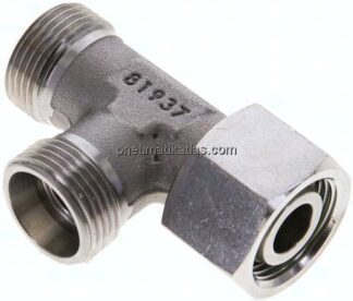 Einstellb. L-Schneidringverschraubung 15 L (M22x1,5), ohne Mutter & Schneidring, 1.4571