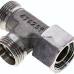 Einstellb. L-Schneidringverschraubung 22 L (M30x2), ohne Mutter & Schneidring, 1.4571
