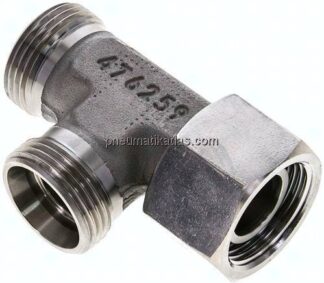 Einstellb. L-Schneidringverschraubung 22 L (M30x2), ohne Mutter & Schneidring, 1.4571