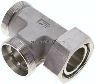 Einstellb. L-Schneidringverschraubung 42 L (M52x2), ohne Mutter & Schneidring, 1.4571