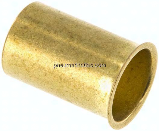 Verstärkungshülse für Rohr 22x19,0 mm, Messing