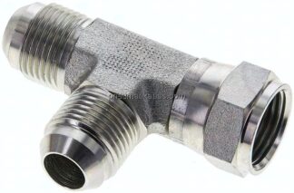 T-Verschraubung,UNF 7/8"-14 (JIC), Stahl verzinkt