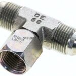 T-Verschraubung,UNF 3/4"-16 (JIC), Stahl verzinkt