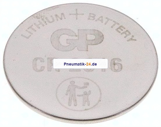 Knopfzelle CR2016, 5er Pack - 20 x 1,6mm - 3 V (DC) - 72mAh