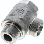 Winkel-Schwenkverschraubung G 1"-25 S (M36x2), ohne Mutter & Schneidring, Stahl verzinkt