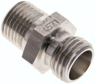 Gerade Schneidringverschr. R 1/4"-8 L (M14x1,5), ohne Mutter & Schneidring, 1.4571