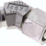 Einstellb. 45°-Schneidringverschraubung 12 L (M18x1,5), ohne Mutter & Schneidring, 1.4571