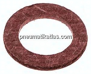 Dichtring aus Vulkanfiber (6,2x9,9x1 mm)