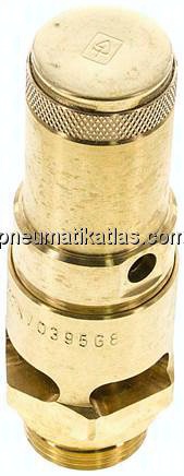 TÜV-Hochleist.-Sicherheitsventil G 3/4"(1,2bar) Messing