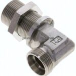 Winkel-Schott-Schneidringverschr. 22 L (M30x2), ohne Mutter & Schneidring, 1.4571