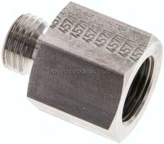 Aufschraub-Schneidringverschr. G 3/8"-8 L (M14x1,5), ohne Mutter & Schneidring, 1.4571
