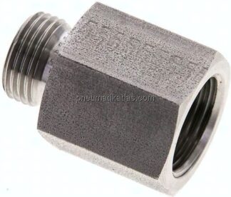 Aufschraub-Schneidringverschr. G 1/2"-12 L (M18x1,5), ohne Mutter & Schneidring, 1.4571