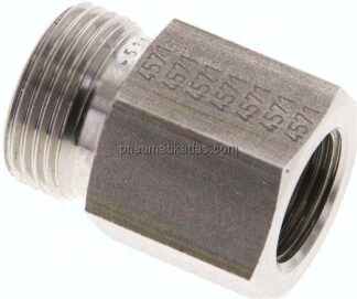 Aufschraub-Schneidringverschr. G 3/8"-15 L (M22x1,5), ohne Mutter & Schneidring, 1.4571