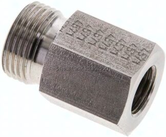 Aufschraub-Schneidringverschr. G 1/4"-12 S (M20x1,5), ohne Mutter & Schneidring, 1.4571
