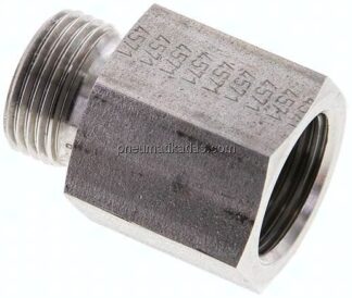 Aufschraub-Schneidringverschr. G 1/2"-12 S (M20x1,5), ohne Mutter & Schneidring, 1.4571