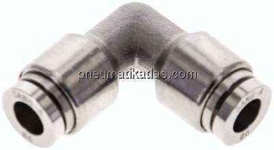 Winkel-Steckanschluss 6mm, IQS-ES LE/PVDF