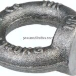 Ringmutter M 22, Stahl blank (DIN 582)
