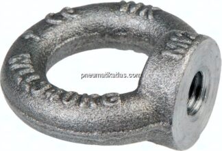 Ringmutter M 6, Stahl blank (DIN 582)