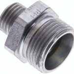 Reduzierverschraubung 15 L (M22x1,5)-8 L (M14x1,5), ohne Mutter & Schneidring, Stahl verzinkt