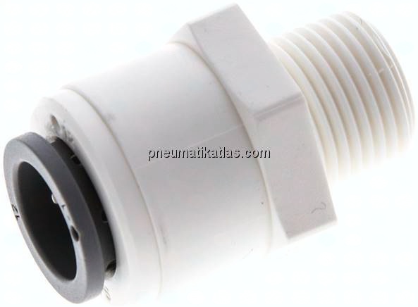 Gerader Steckanschluss R 3/8"-12mm, IQS-LE (EPDM-Dichtung)