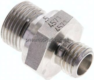 Gerade Schneidringverschr. G 3/8"-6 L (M12x1,5), ohne Mutter & Schneidring, 1.4571