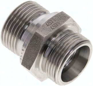 Gerade Schneidringverschr. G 3/4"-18 L (M26x1,5), ohne Mutter & Schneidring, 1.4571