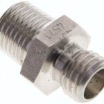 Gerade Schneidringverschr. R 1/4"-6 L (M12x1,5), ohne Mutter & Schneidring, 1.4571