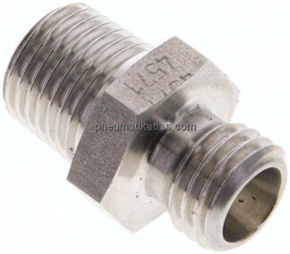 Gerade Schneidringverschr. R 1/4"-6 L (M12x1,5), ohne Mutter & Schneidring, 1.4571