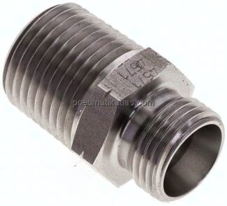 Gerade Schneidringverschr. NPT 1/2"-12 L (M18x1,5), ohne Mutter & Schneidring, 1.4571