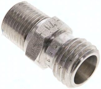 Gerade Schneidringverschr. NPT 1/8"-6 L (M12x1,5), ohne Mutter & Schneidring, 1.4571