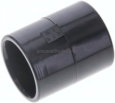 Klebemuffe, PVC-U, 32x40mm - 32mm