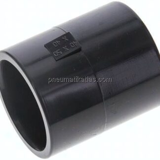 Klebemuffe, PVC-U, 40x50mm - 40mm