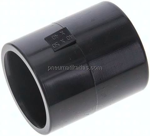 Klebemuffe, PVC-U, 40x50mm - 40mm