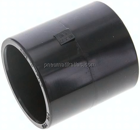 Klebemuffe, PVC-U, 63x75mm - 63mm