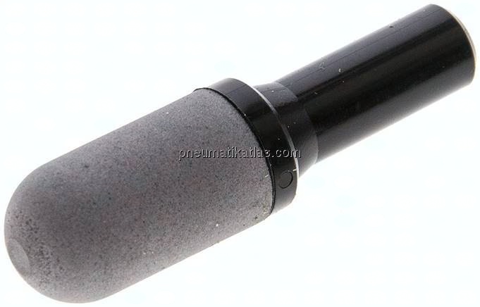 Steck-Schalldämpfer aus gesintertem Kunststoff, 10mm