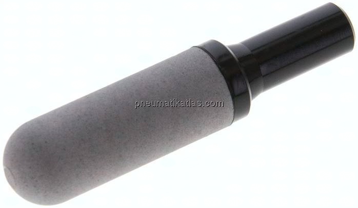 Steck-Schalldämpfer aus gesintertem Kunststoff, 12mm