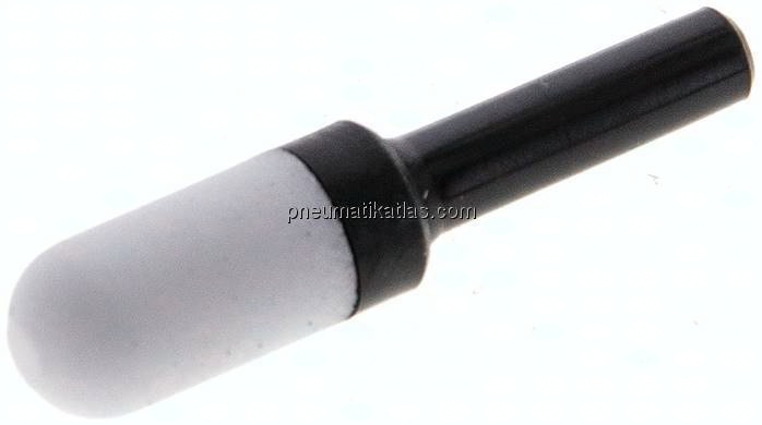 Steck-Schalldämpfer aus gesintertem Kunststoff, 4mm