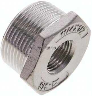 Reduziernippel R 1-1/4"(AG)-Rp 1/2"(IG), 1.4408