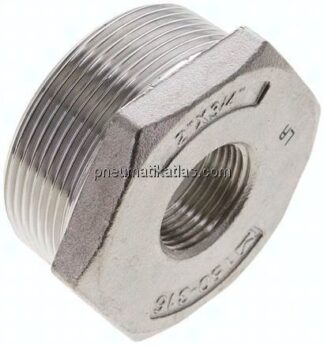 Reduziernippel R 2"(AG)-Rp 3/4"(IG), 1.4408