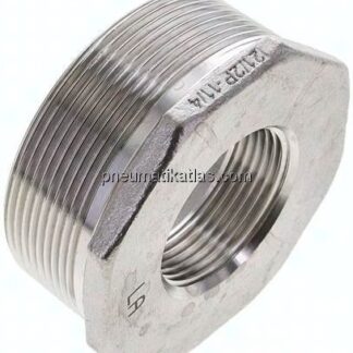 Reduziernippel R 2-1/2"(AG)-Rp 1-1/4"(IG), 1.4408