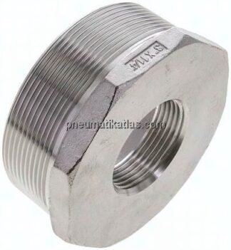 Reduziernippel R 3"(AG)-Rp 1-1/4"(IG), 1.4408