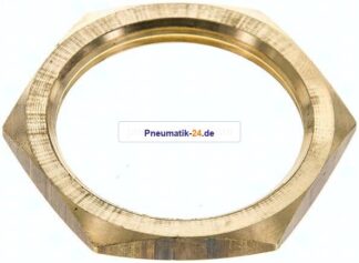 Sechskant-Gegenmutter M 42x2, Messing