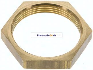 Sechskant-Gegenmutter M 49x2, Messing