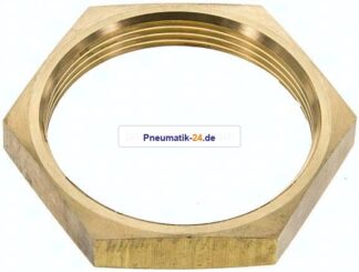 Sechskant-Gegenmutter M 54x2, Messing